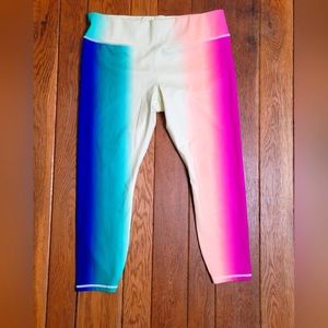 Athleta Women's Love Proudly Rainbow Contender Tight Leggings Size XL